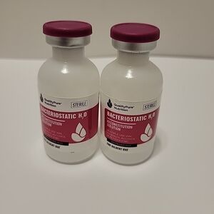 Bacteriostatic H20 Reconstitution Solution Exp 11/2026 30ml X 2 Bottles